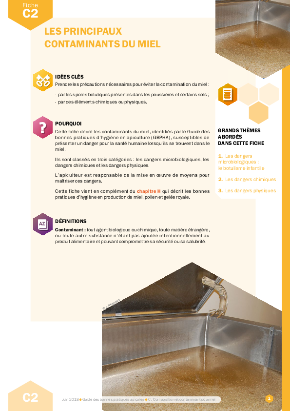 Les principaux contaminants du miel